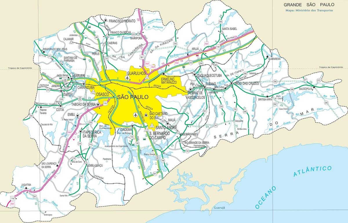 mapy Sao Paulo