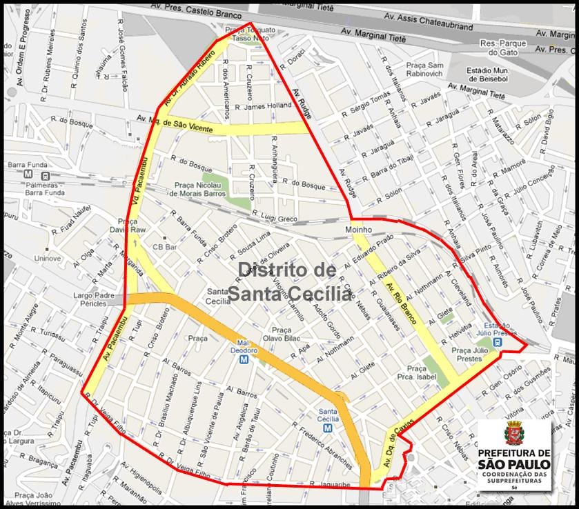 mapu santa cecilia Sao Paulo